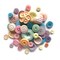 Buttons Galore and More Pastel Button Grab Bag - 6 ounces - 200 Buttons